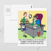 Geplande geluk minuut briefkaart (Voorkant / Achterkant)