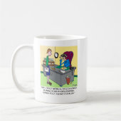 Geplande geluk minuut koffiemok (Links)