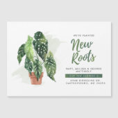 Geplande Nieuwe wortels Nieuw Adres Bewegende Aank (Voorkant)