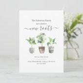 Geplande Nieuwe wortels Nieuw Adres Bewegende Aank Aankondiging (Staand voorkant)