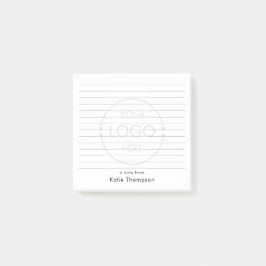 Geplande ondoorzichtige Business Logo Custom Emplo Post-it® Notes