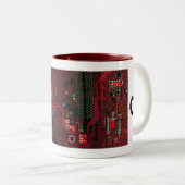 Geplande veroudering tweekleurige koffiemok (Voorkant rechts)