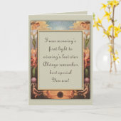 Geplande Verse CC0196 Birthday Kaart (Gele Bloem)