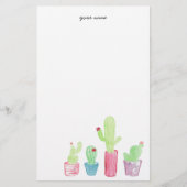 geplant cactus-Briefpapier Briefpapier (Voorkant)
