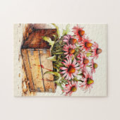 geplante asterbloemen legpuzzel (Horizontaal)