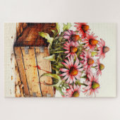  geplante asterbloemen legpuzzel (Horizontaal)