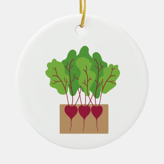 Geplante bieten keramisch ornament (Voorkant)
