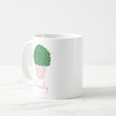 Geplante Mok van Boxwood (Voorkant links)