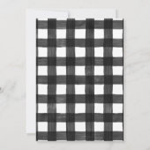 Gepleekt zwart-wit één Happy Camper Boy Camping Kaart (Achterkant)