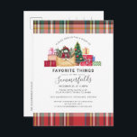 Gepleet favoriete Feestdagen voor kerstmis Uitnodiging Briefkaart<br><div class="desc">De geplaveide Feestdagen van de Kerst van de Favoriete Uitnodiging van de Partij van de Kerst die u gemakkelijk kunt aanpassen voor uw Feestdagen familie en vrienden samenkomen. Gebruik deze uitnodiging voor andere vakantieevenementen eenvoudig opnieuw door op de knop "Deze aanpassen" te klikken die onder de link "Persoonlijk aanpassen" is...</div>