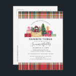 Gepleet favoriete Feestdagen voor kerstmis Uitnodiging Briefkaart<br><div class="desc">De geplaveide Feestdagen van de Kerst van de Favoriete Uitnodiging van de Partij van de Kerst die u gemakkelijk kunt aanpassen voor uw Feestdagen familie en vrienden samenkomen. Gebruik deze uitnodiging voor andere vakantieevenementen eenvoudig opnieuw door op de knop "Deze aanpassen" te klikken die onder de link "Persoonlijk aanpassen" is...</div>