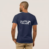 Geplesterd in Finland T-shirt (Achterkant volledig)