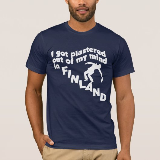 Geplesterd in Finland T-shirt (Voorkant)