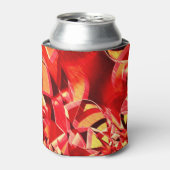 Geplette rode linten die beweging simuleren blikjeskoeler (Blikje Voorkant)