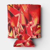 Geplette rode linten die beweging simuleren blikjeskoeler (Achterkant)