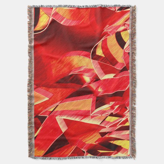 Geplette rode linten die beweging simuleren deken (Voorkant Verticaal)