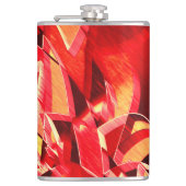 Geplette rode linten die beweging simuleren heupfles (Voorkant)