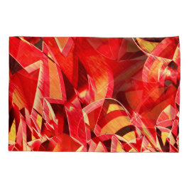 Geplette rode linten die beweging simuleren kussensloop