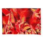 Geplette rode linten die beweging simuleren kussensloop (Voorkant-Links)