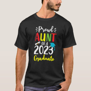 Geplette tante van een klasse van 2023 Afstuderen T-shirt