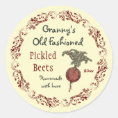 geplisseerde bieten Dated Canning Label V2 (Voorkant)