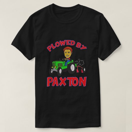 Geploegd door Paxton, T-shirt van de Paxton van he (Design voorkant)