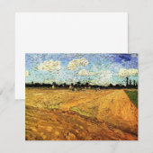 Geploegd veld (de Furrows) van Vincent van Gogh (Voorkant / Achterkant)