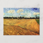 Geploegd veld (de Furrows) van Vincent van Gogh Briefkaart (Voorkant)