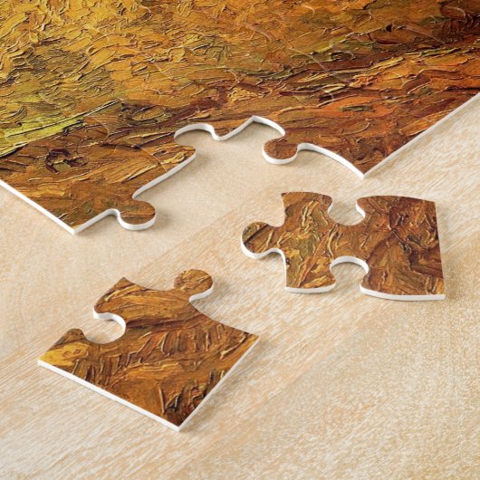 Geploegd veld (de Furrows) van Vincent van Gogh Legpuzzel (Zijkant)