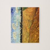Geploegd veld (de Furrows) van Vincent van Gogh Legpuzzel (Verticaal)