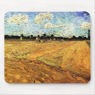 Geploegd veld (de Furrows) van Vincent van Gogh Muismat