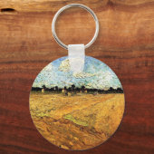 Geploegd veld (de Furrows) van Vincent van Gogh Sleutelhanger (Voorkant)