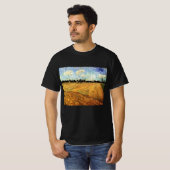Geploegd veld (de Furrows) van Vincent van Gogh T-shirt (Voorkant volledig)