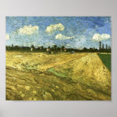Geploegd veld, Van Gogh Fine Art Painting Poster (Voorkant)