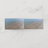 Geplooide afspraakkaart Kristallijne Zee Afsprakenkaart (Buitenkant ongevouwen)