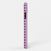 Geplooide Strepen – Licht naar Donker Paarse Ombre Case-Mate iPhone Case (Achterkant/rechts)