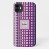 Geplooide Strepen – Licht naar Donker Paarse Ombre Case-Mate iPhone Case (Achterkant)