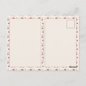 Geplukte & Perfecte Zoete Kers Bruidsdouche Briefkaart (Achterkant)