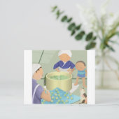 geplukte pruimen briefkaart (Staand voorkant)