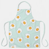 Gepocheerd ei verstrooiingspatroon op Mint Green Schort (Voorkant)