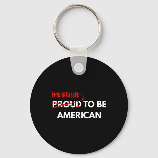 Gepokt om Amerikaans te zijn Sleutelhanger (Voorkant)