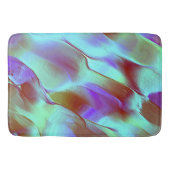 Gepolijst gesteente in chroompaars badmat (Voorkant)