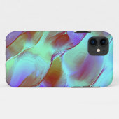 Gepolijst gesteente in chroompaars Case-Mate iPhone case (Achterkant (horizontaal))