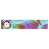 Gepolijst gesteente in chroompaars naambordje (Voorkant)