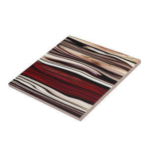 Gepolijst hout tegeltje