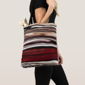 Gepolijst hout tote bag (Dichtbij)