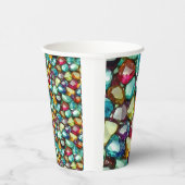 Gepolijst kristallen patroon papieren bekers (Rechts)