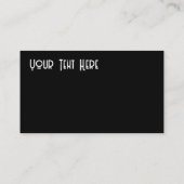 Gepolijst punt kristallen energie healer visitekaartje (Achterkant)