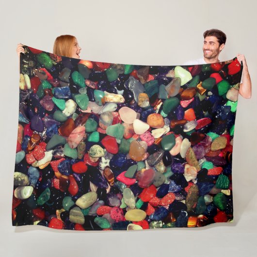 Gepolijst Stonen Fleece Deken (In situ)