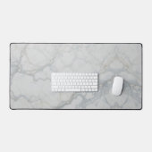 Gepolijste Calacatta marmeren textuur Bureaumat (Keyboard & Muis)